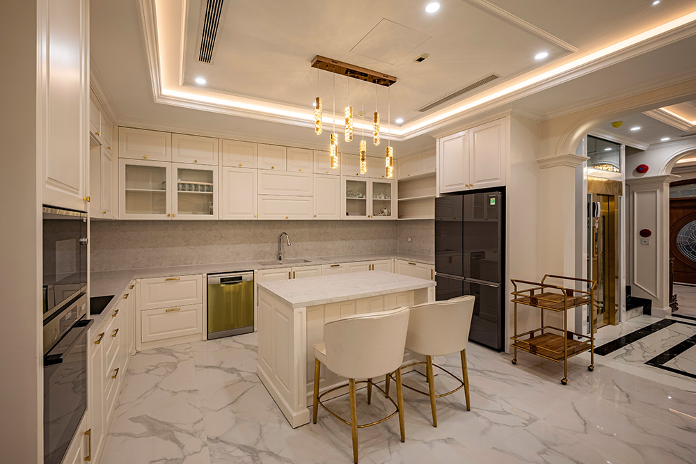 Bí quyết lựa chọn chất liệu tạo nên đẳng cấp thượng lưu cho thiết kế nội thất Tân Cổ Điển