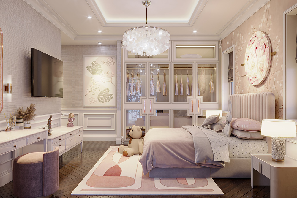 Nội thất phòng ngủ trẻ em "lớn lên cùng con" theo 3 giai đoạn vàng