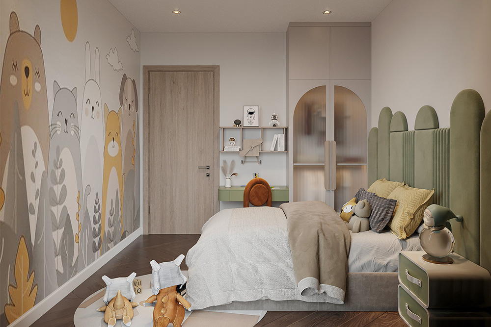 Nội thất phòng ngủ trẻ em "lớn lên cùng con" theo 3 giai đoạn vàng