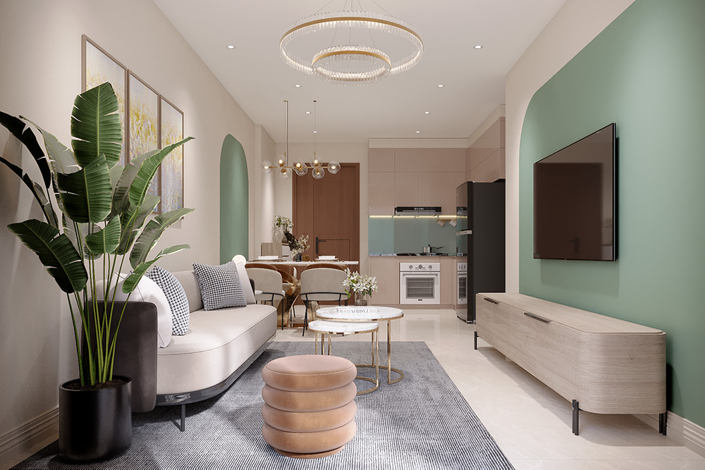 Cơn sốt thiết kế nội thất màu xanh Matcha Latte: Làn gió xanh mát lành truyền cảm hứng cho không gian sống